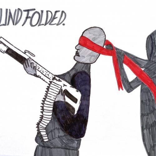 Graffiti gegen Terror