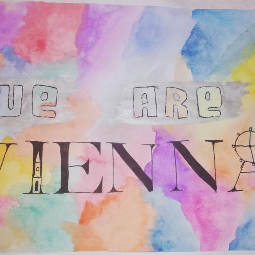 Graffiti gegen Terror