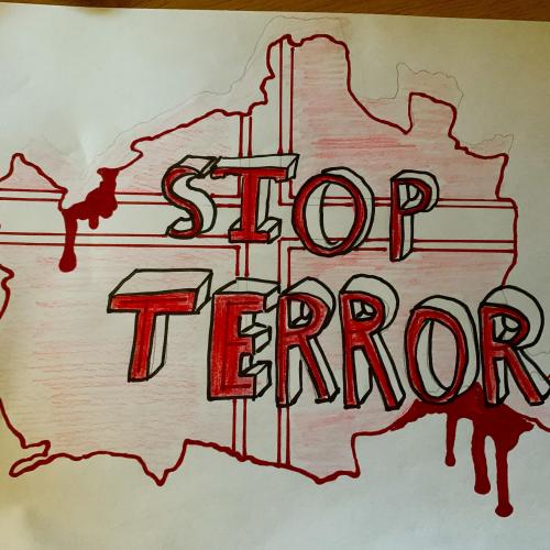 Graffiti gegen Terror