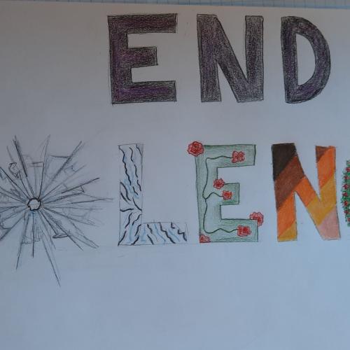 Graffiti gegen Terror