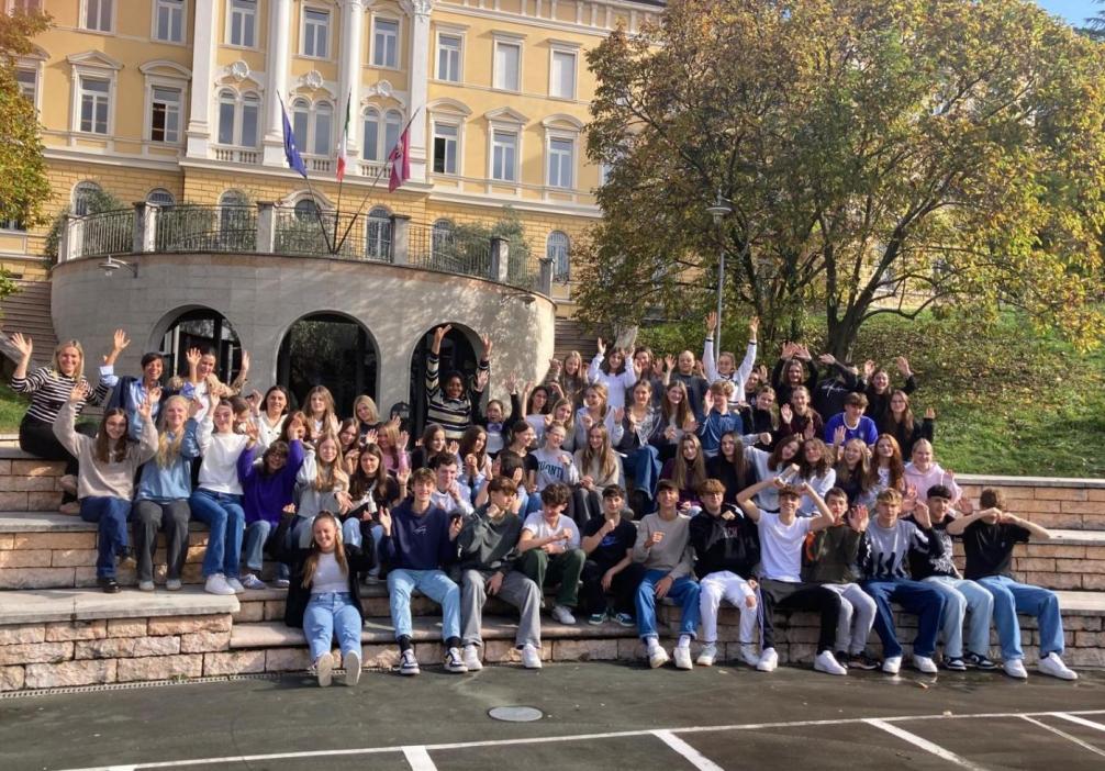 Besuch bei Partnerschule in Trient