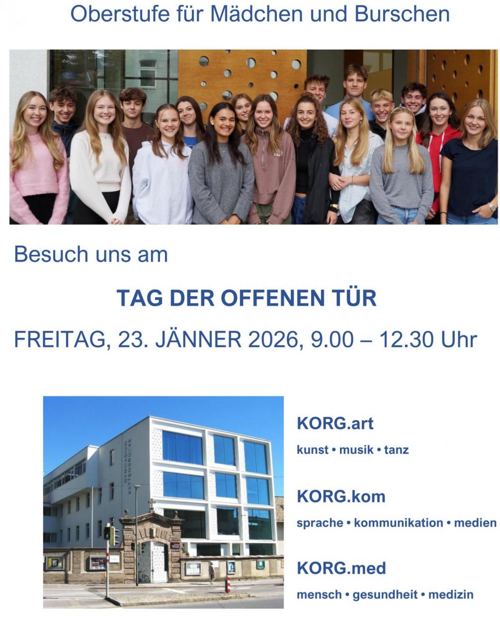 Tag der offenen Tür Ankünder