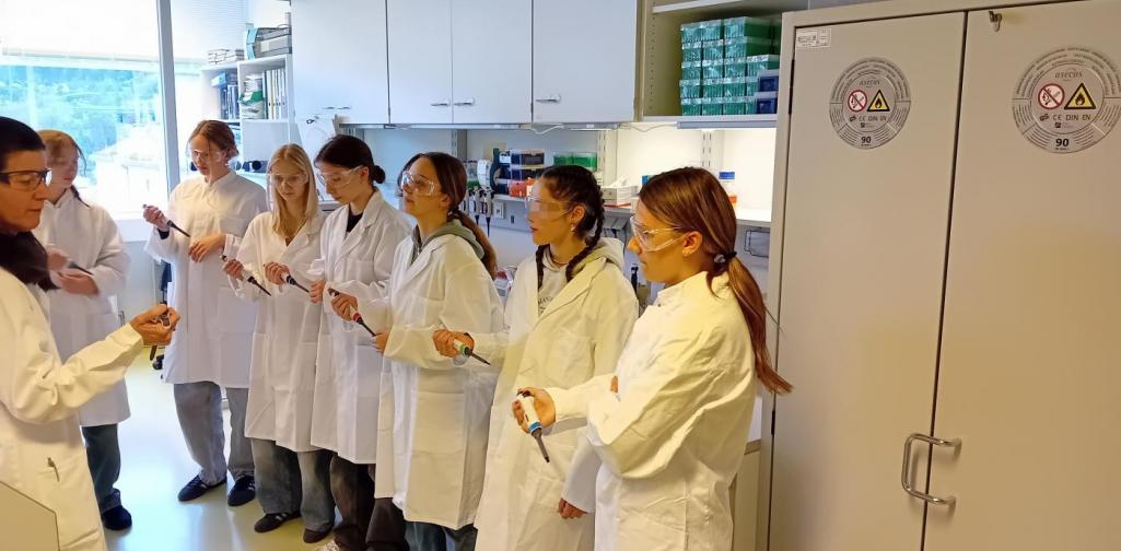 Schülerinnen_der_5A_und_6A_im_Labor Schülerinnen_der_5A_und_6A_im_Labor